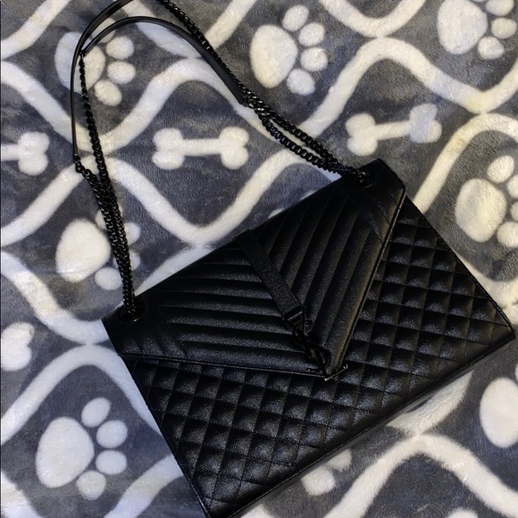 ysl tri quilt envelope bag